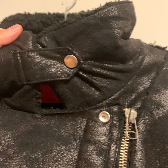 Mango Faux Fur Biker Jacket - Picture 7 of 14